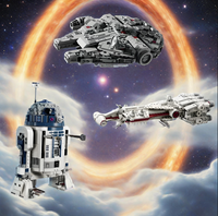 2024 New R2d2 Millennium Falcon  Tantive IV-Bricks DIY Toys For Kids Holiday Party Supplies Birthday Gifts