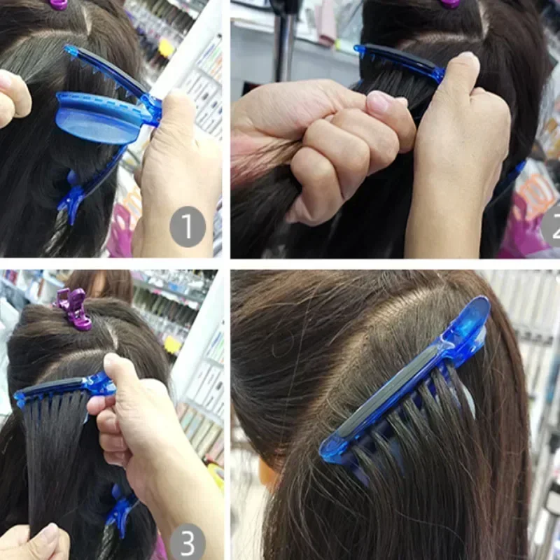 Easy/ Speed Separator Clips Blue Color Sectioning Clips for Hair Extension