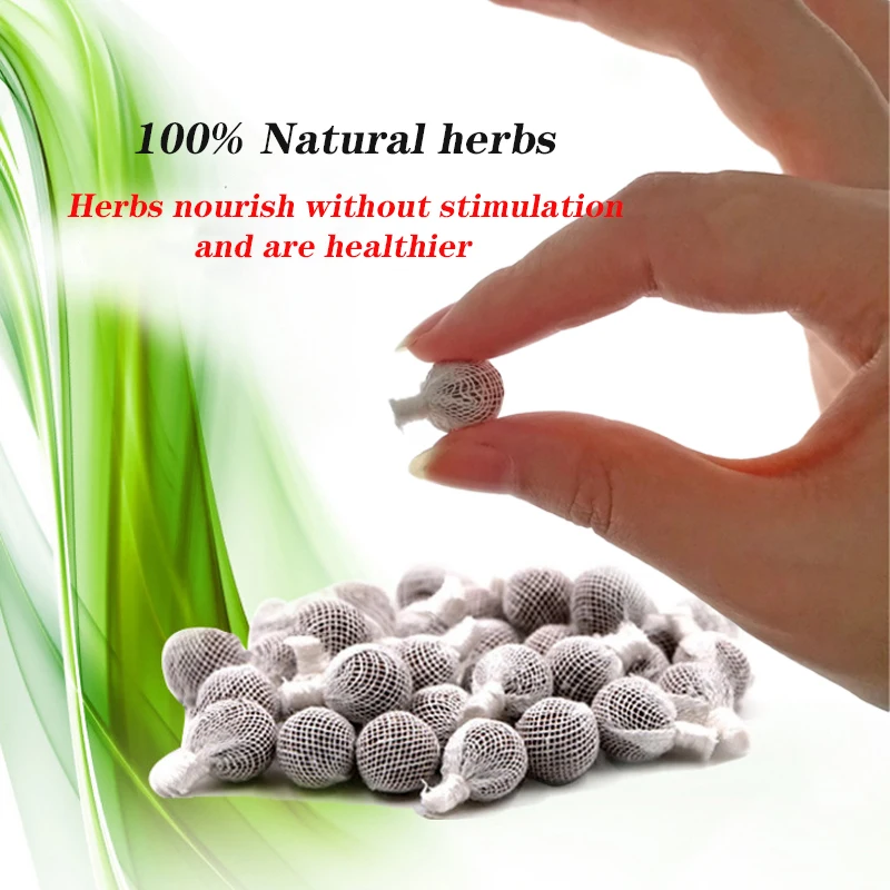 200 Pcs Chinese Herbal Tampons For Women Cleaning Acupoint Tampons Vaginal Detox Pearls Uterine Detox Pearls & Women\'s Health