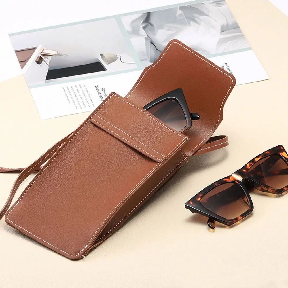 PU Leather Waterproof Eye Glasses Holder Coin Purse Wallets Phone Bag Crossbody Bag Glasses Case Sunglasses Storage Bag