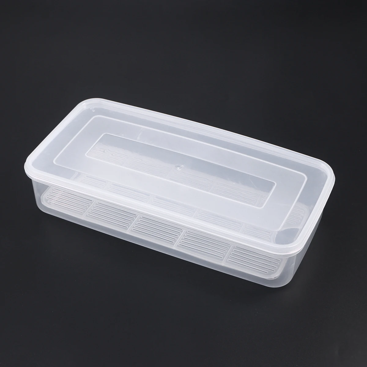 

Portable Vegetable Drainer Transparent Food Storage Container Kitchen Organizing Box for Fruits Vegetables Home UseFruit