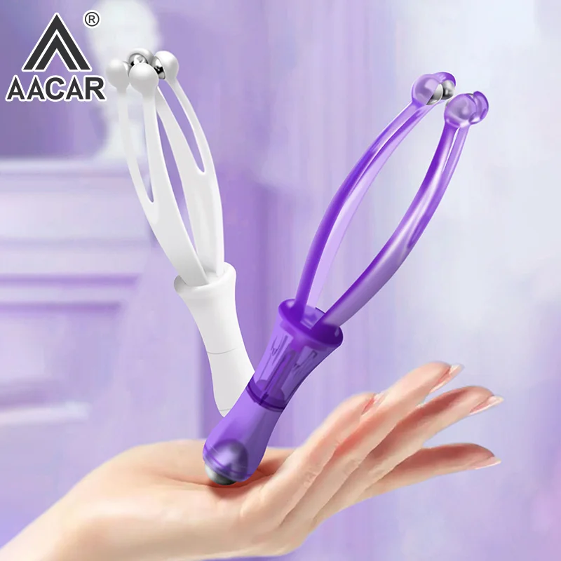 

4 Rollers Steel Ball Finger Massager Mini Finger Joints Massager With Handle For Finger Blood Circulation & Muscle Relaxation