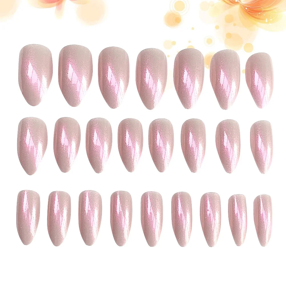 

2 set 2 Sets False Tips Art Stickers Fake Nails Nail Art Decals Decor For Women Diy Manicure Adhesive-Free Nail Pieces