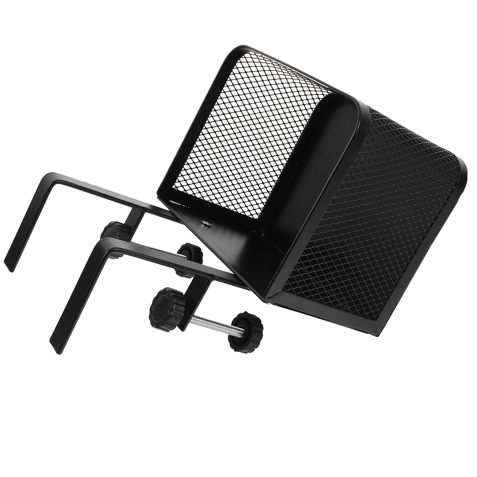 

Clamp on Desk Drawer Storage Basket Office Underdesk ganizer Cable Management Box for Pens Scissors Remote Phones Charging
