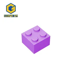 Gobricks-bloques de construcción de alta tecnología para niños, 10 piezas de ladrillos de juguete, MOC 3003 6223 35275 2x2, piezas de bloques de construcción, Compatible con 3003