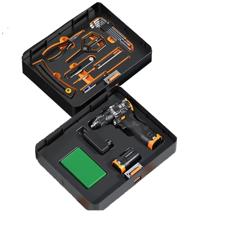 

Multifunctional Portable Electrician Toolbox with Layered Folding Stack Stainless Steel Hardware Hard Case OEM Customizable