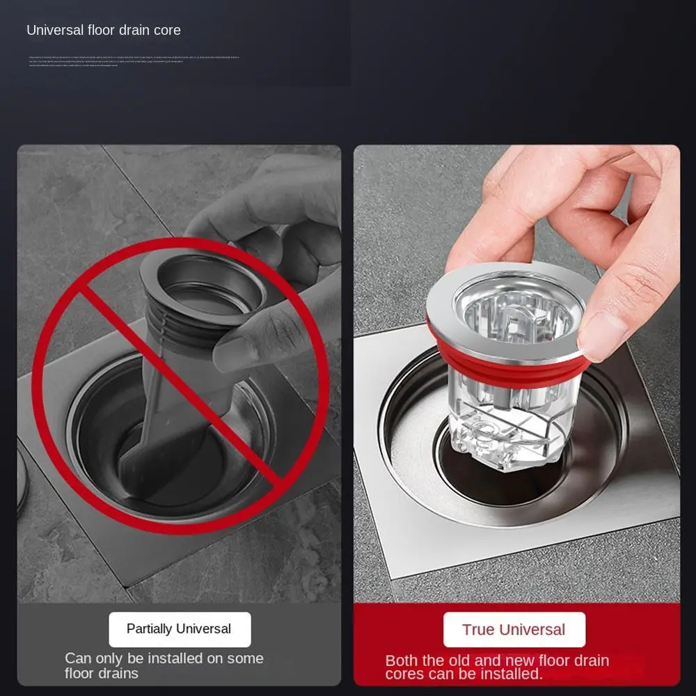 New Creative Floor Drain Anti Odor Insect Prevention Drain Cover Colander Removable Shower Drainer Kitchen Bathroom Accessories