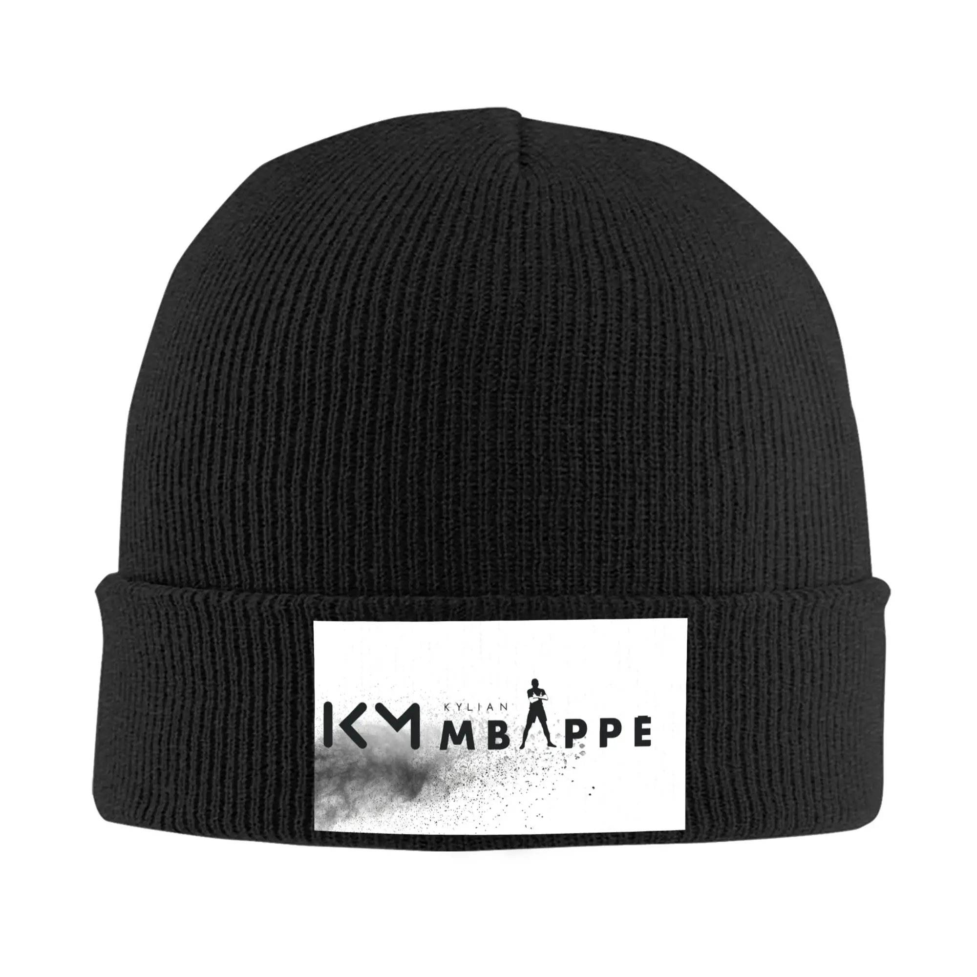 Custom KM Mbappes Soccer Skullies Beanies Caps For Men Women Unisex Fashion Winter Warm Knit Hat Adult  Bonnet Hats