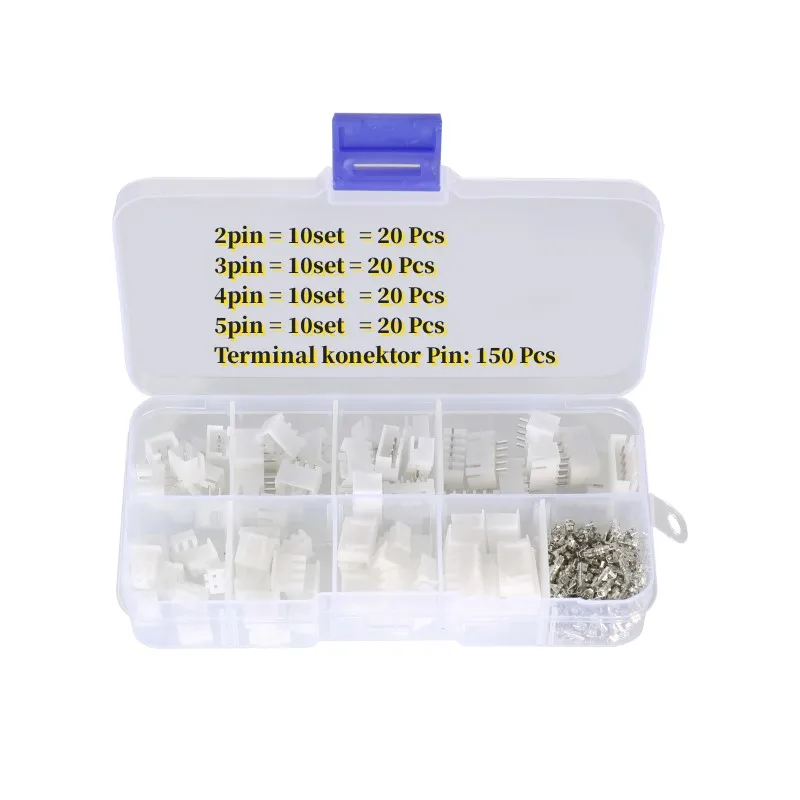 230 Pcs XH2.54 2 P …