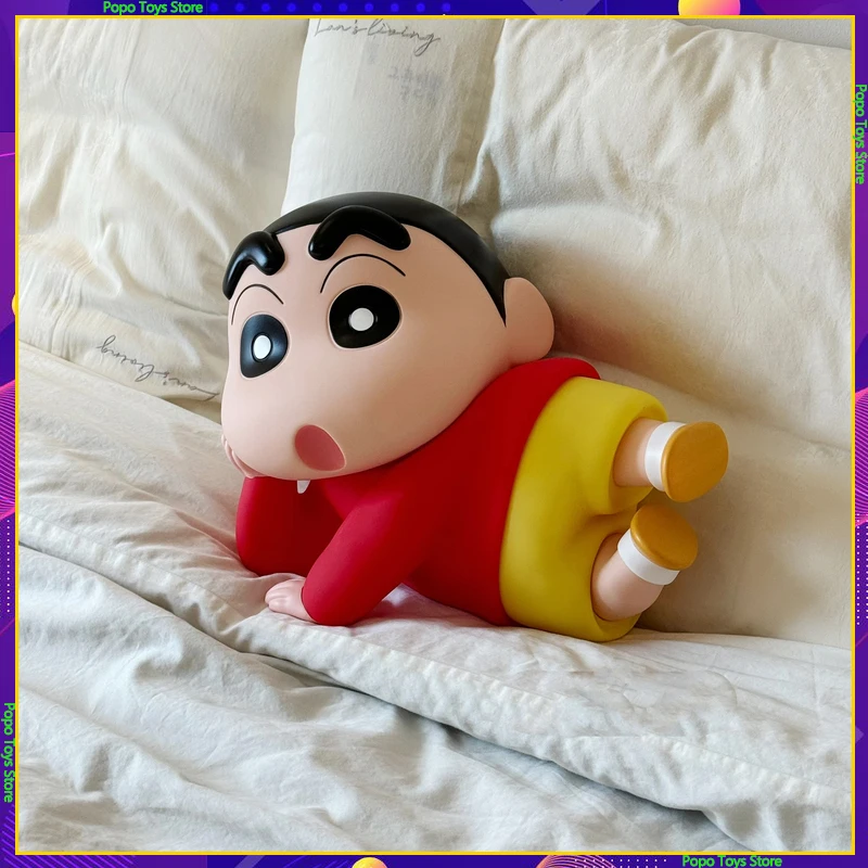 

В наличии 1:1, большой размер, карандаш Шин-Чан, серия, динамический Супермен, аниме-фигурка, Nohara, украшения Shinnosuke, праздничные игрушки, подарки