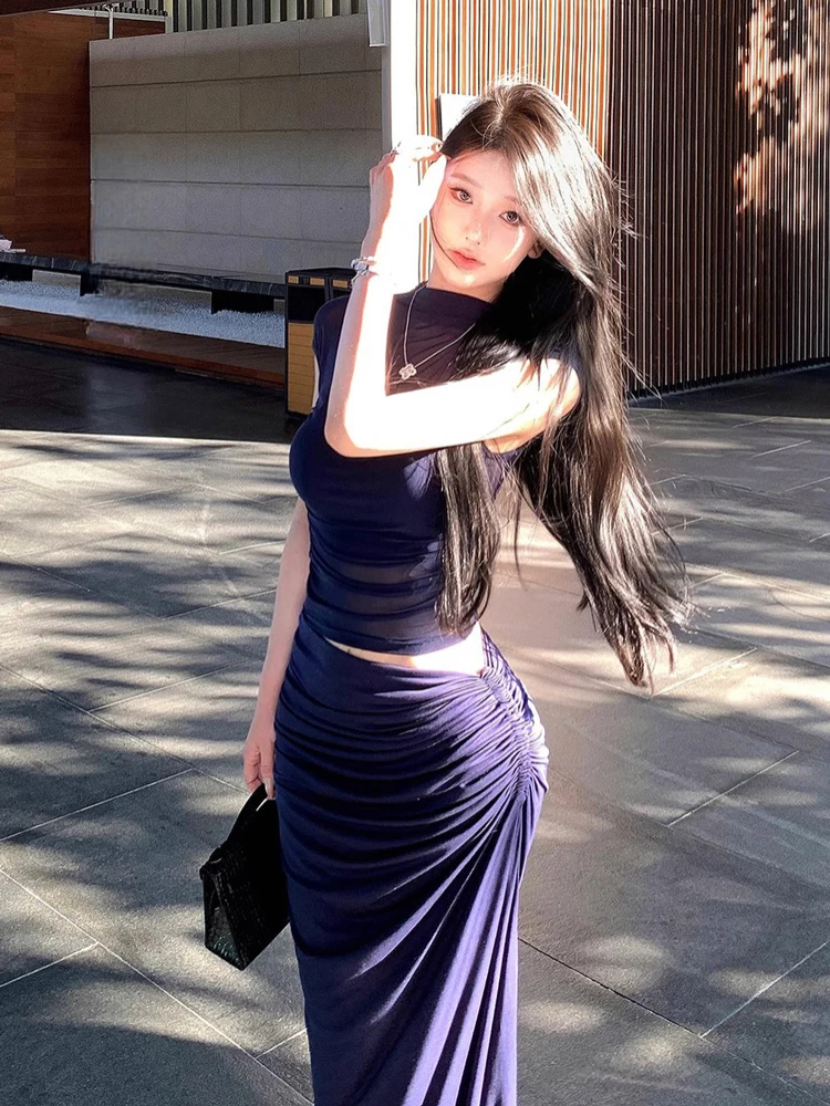 Sexy Body-Flattering Bikini Set Small Mom Sle Wrap-Around Waistline Ideal for Island Getaways in Sanya Two-Piece Suit for W...