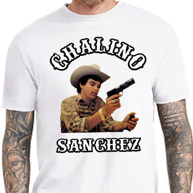 

Chalino Sanchez El Pelavacas Tee Shirt Sinaloa Culichi Corridos Paisa Al Cien MX