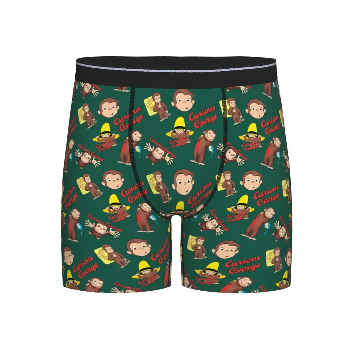 

Long Boxer Underpants Shorts George The Curious Monkey Panties Men Soft Underwear for Homme Man Boyfriend Gifts