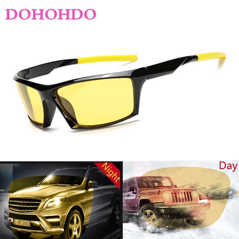 

Luxury Brand Designer Night Vision Sunglasses Men Woman Classic Polarized Night Driving Anti-Glare Eyewear Unisex UV400 Lunette