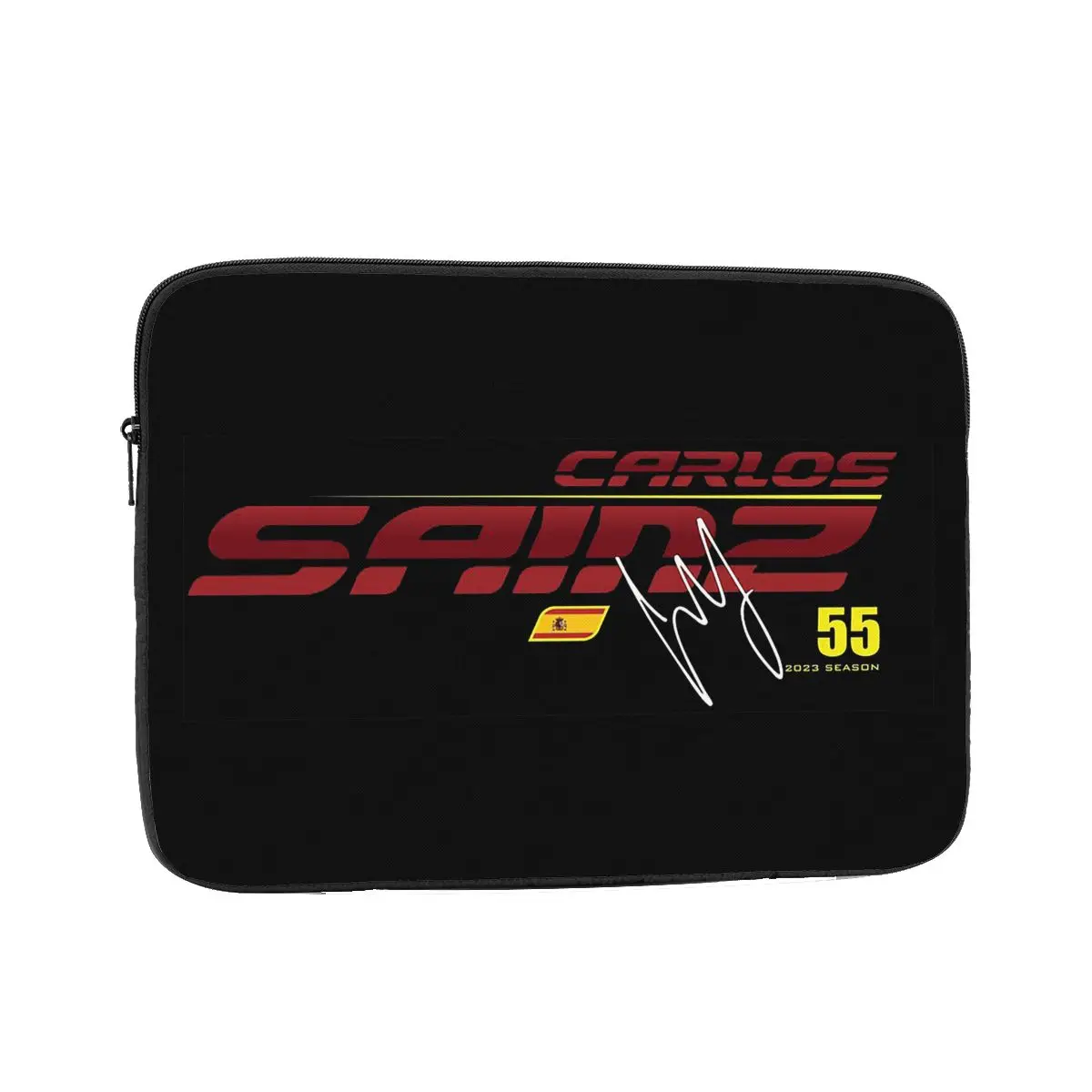 

Carlos Sainz Jr F1 Signature Graphic — темная сумка-чехол для ноутбука 1, сумка для ноутбука, противоударный чехол для планшета, сумка
