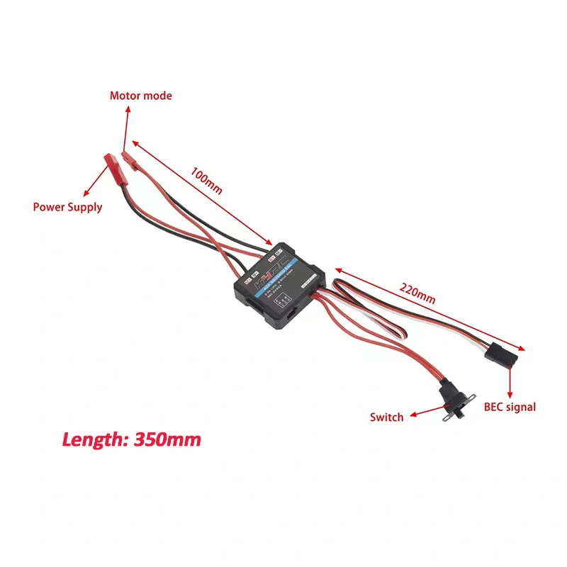 MEUS For Axial SCX24 90081 Wrangler 1/24 Scale RC Model Car Aluminum Transmission Box Middle Gearbox Motor ESC Kit