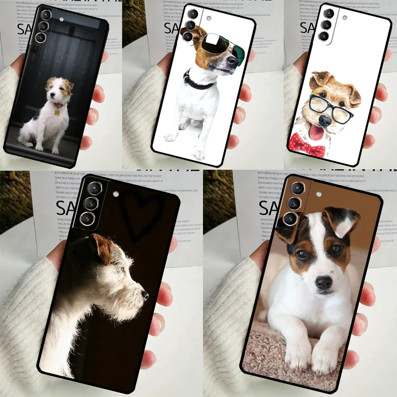 Dog Jack Russell Terrier Cover For Samsung Galaxy S23 S24 Ultra S8 S9 S10 S22 Plus Note 10 20 Ultra S20 S21 FE Case