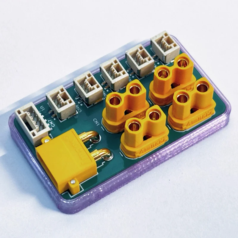 1PCS Bus Hub Power Distribution Board with XT30 Male Female Connector GH1.25-2P/4P Interface for RoboMaster DIY Robot Accessory