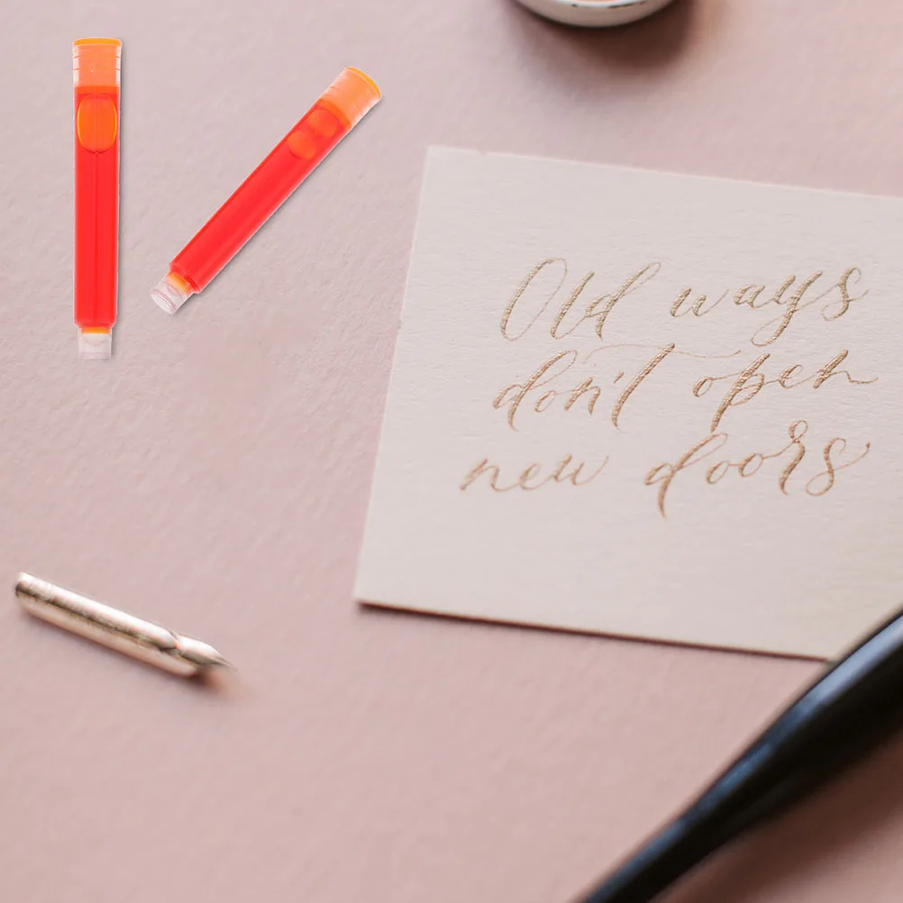 

100 шт. красочные стираемые чернильные картриджи, гладкие стержни для перьевых ручек, долговечный пластик премиум-класса для студентов, канцелярские принадлежности