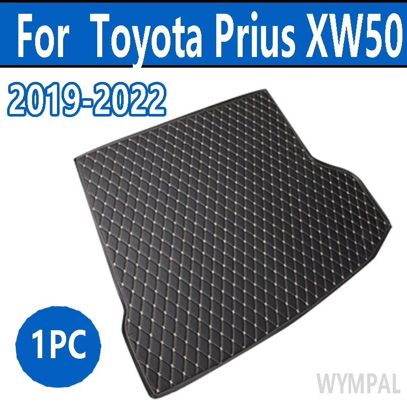 Car Trunk Mat For Toyota Prius XW50 2019~2022 Auto Trunk Storage Pads Cargo Tray Trunk Waterproof Protective Pad Car Accessories