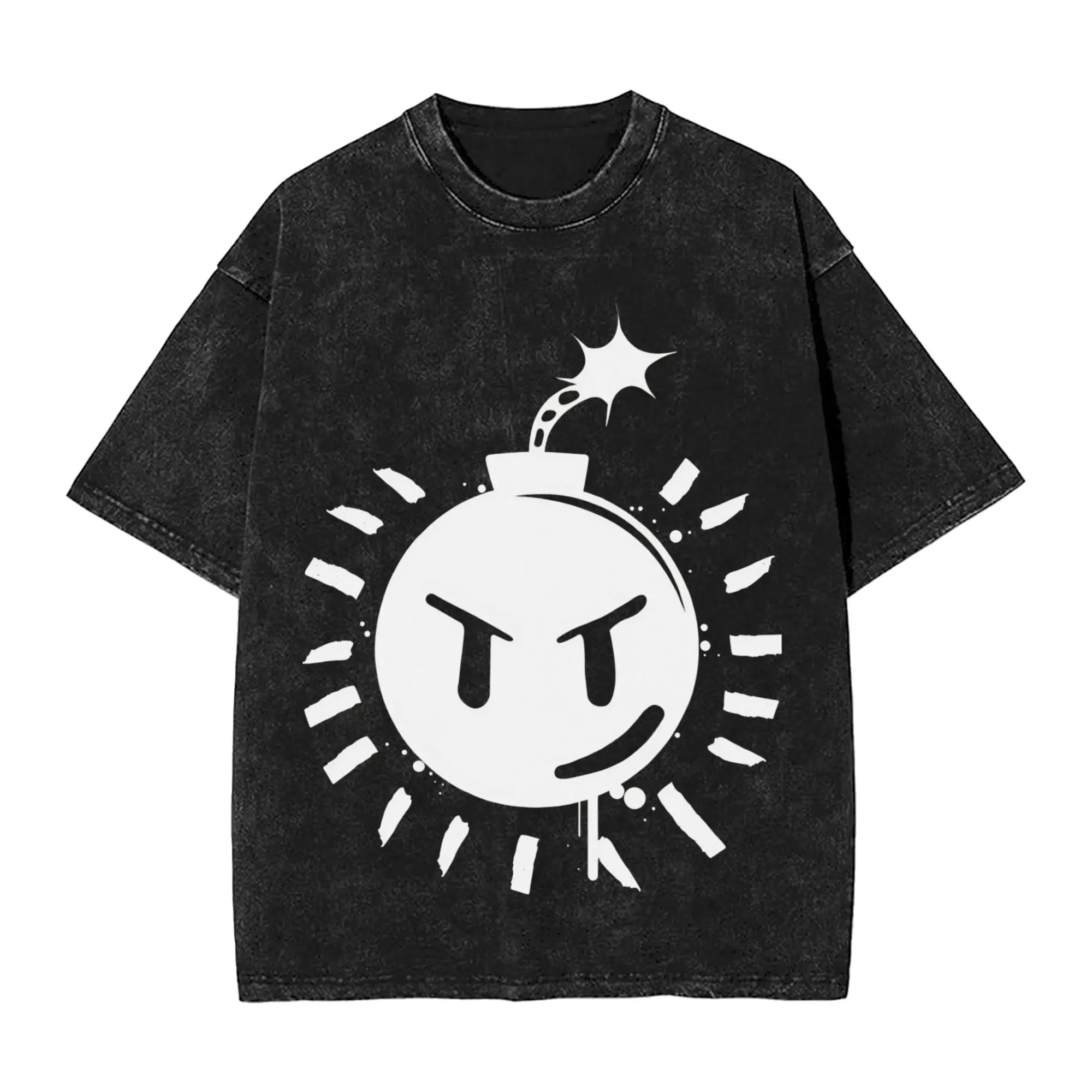 Harajuku Washed Shirt Scotts Pilgrims VS the World - Sexs Bob Omb Merch Fashion T-Shirts Streetwear Short Sleeve Summer