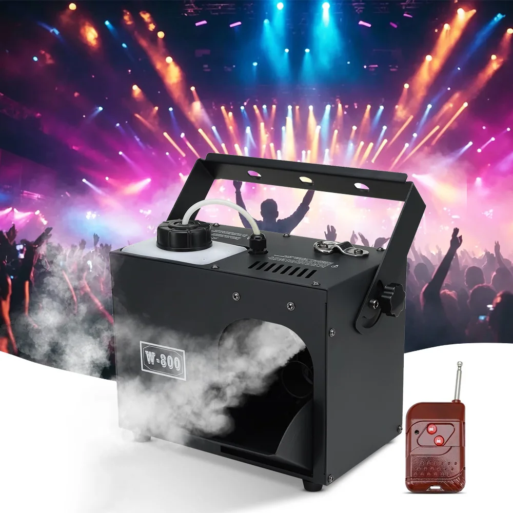 800W Haze Machine Stage Fog Machine DMX/Manual/Remote Smoke Machine For Christmas Halloween Party Wedding Bar KTV
