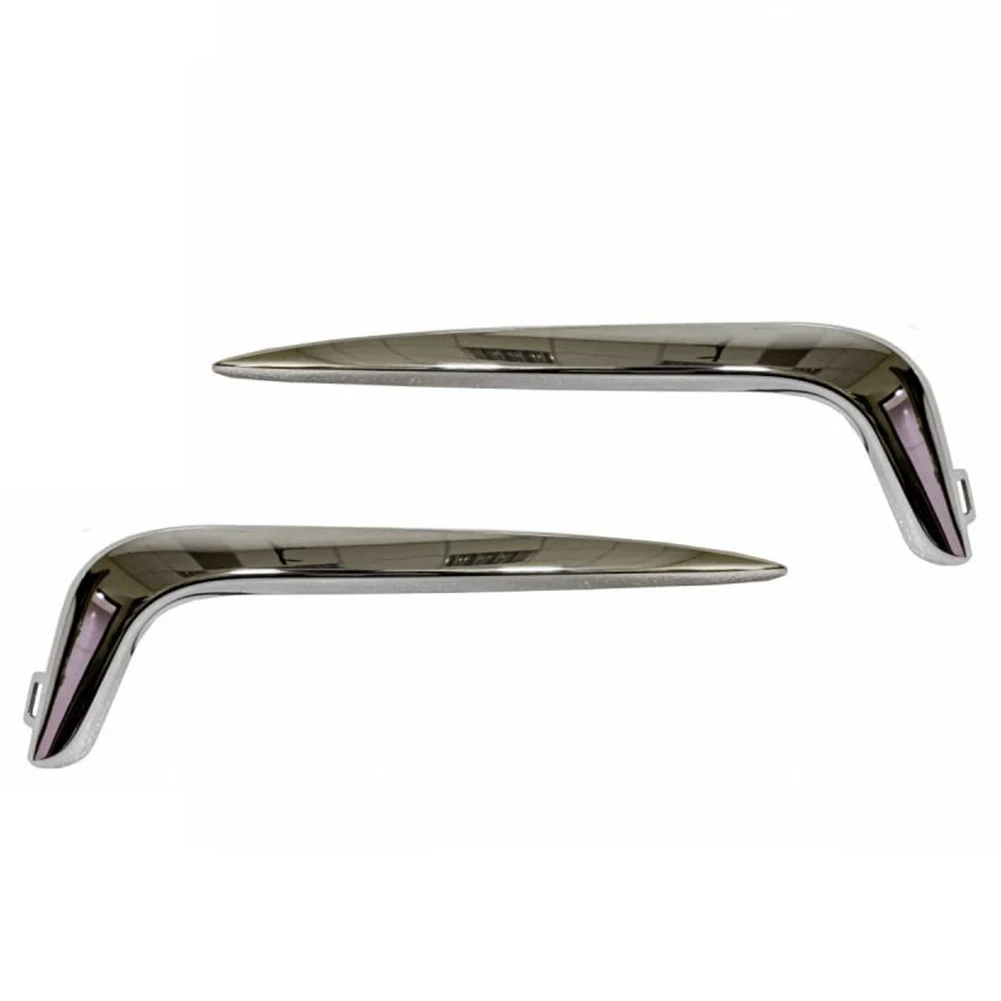 Front Bumper Fog Trim Fog Light Frame Trim Plastic Electroplated Material Wear Resistant Design Non Deformation Structure