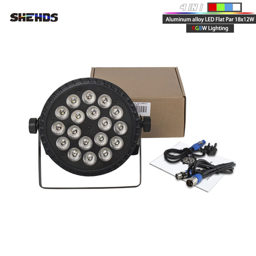 18X18W/18x12W Par Light Aluminum Nightclub Bar Event Wash Lighting DJ Bar Disco Party Stage Lighting SHEHDS Led Spotlight