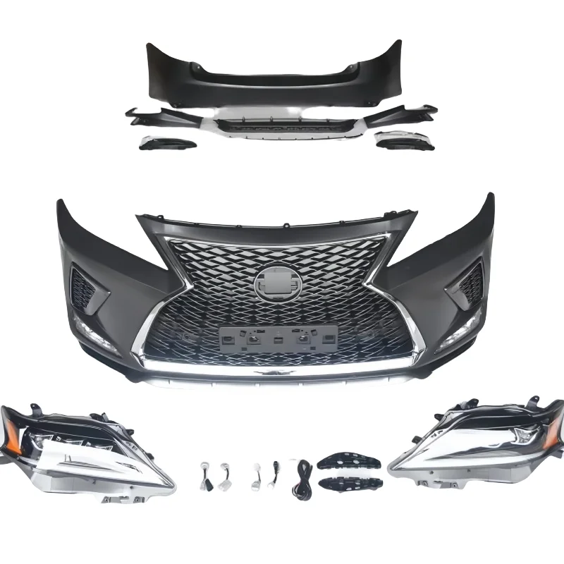

Suitable for 2009-2015 Lexus RX. Modified with 2021 Sporty Bumper Kit, Including Headlights and Taillights Front and Rear Bumper