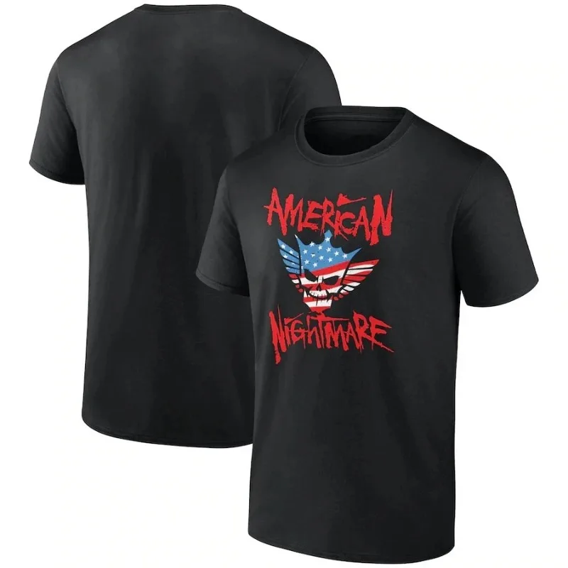 2024 Summer CM Punk T Shirt Wrestling Tshirt Vintage Cotton Boxing Champion Gym Cotton Clothes Training Tee Tops Fashion