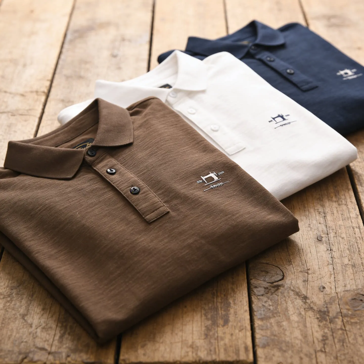 

2026 Summer New American Retro Solid Color Breathable Bamboo Cotton Short Sleeve Polo Shirts Men's Fashion Lapel Casual T-shirt