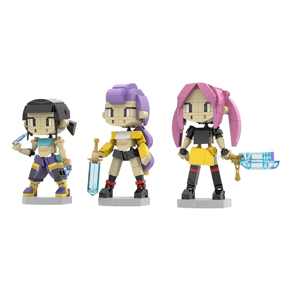 K-pop شيطان الصيادين Bricksheadz اللبنات الموسيقى الكورية أنيمي الطيور النمر فتاة مجموعة نموذج لجسم جمع اللعب المشجعين هدية #5