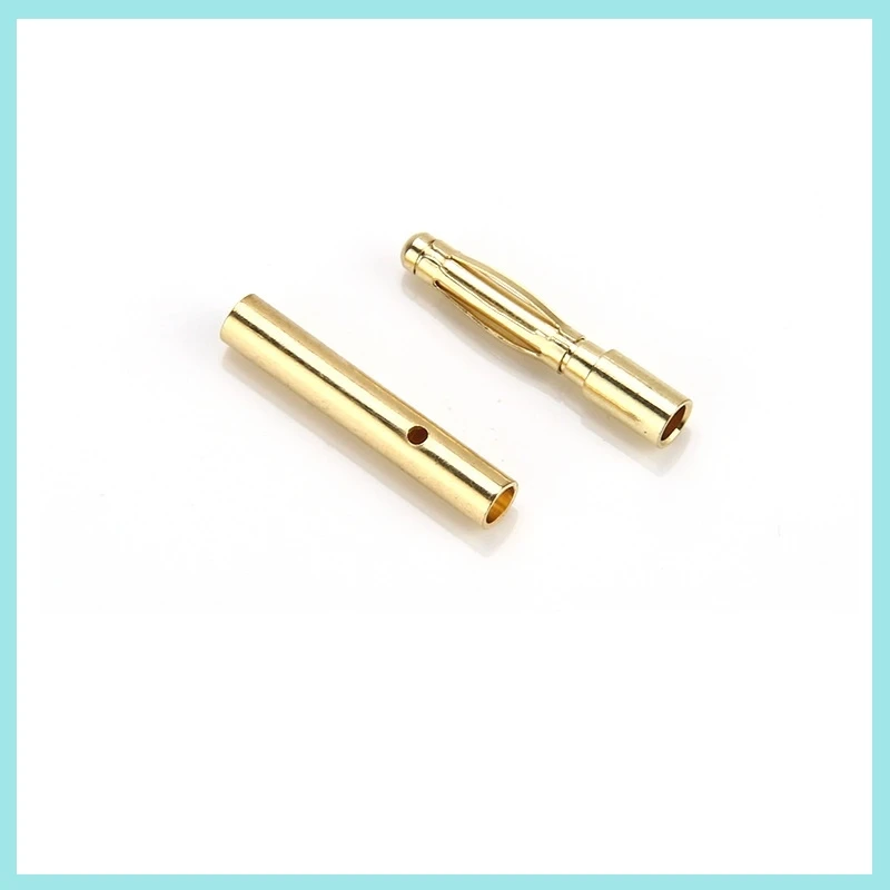 2/5/10pairs 2mm Banana Plug Gold-Plated Bullet Male Female Banana Connector Motor Battery Plugs for RC Battery Parts DIY B2