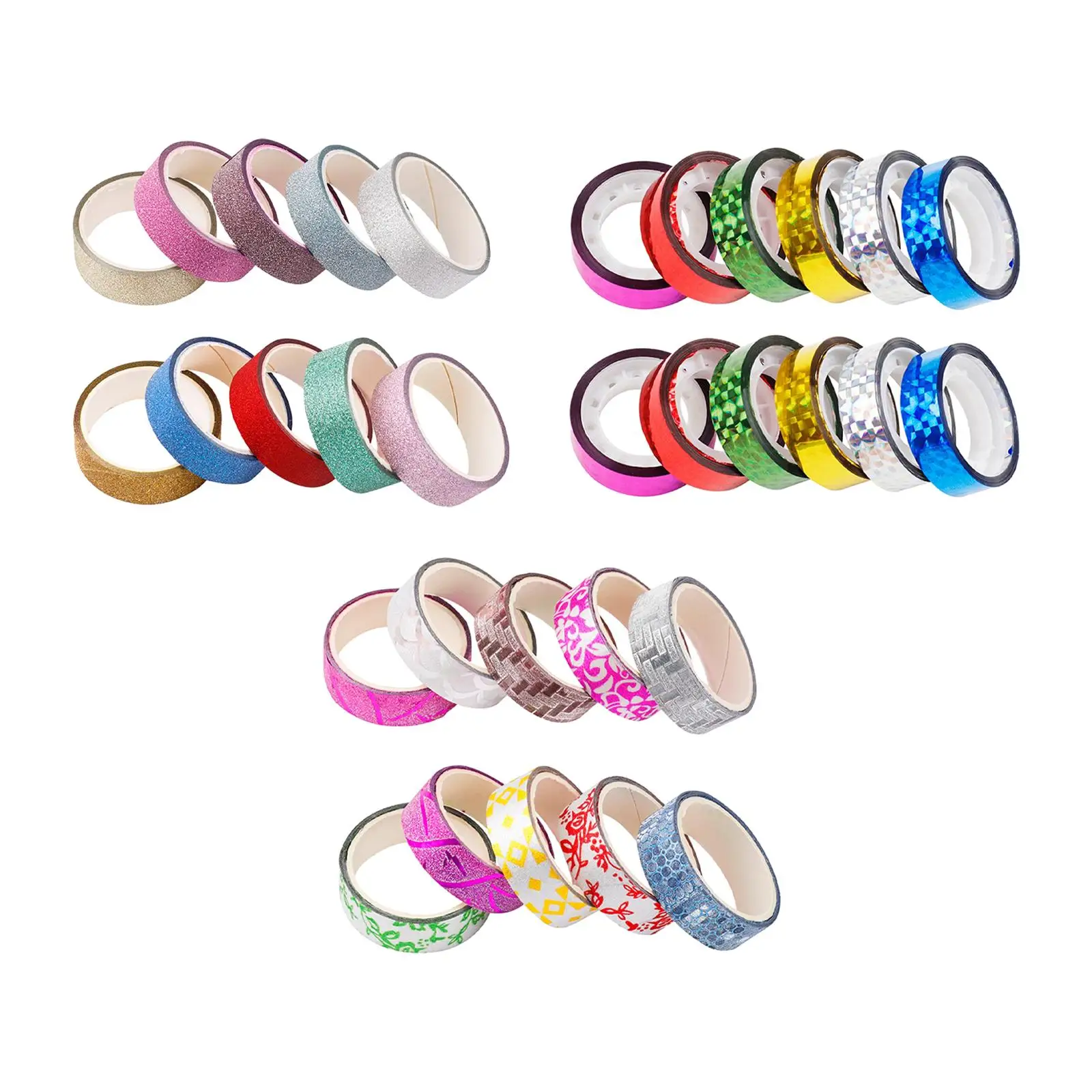 10Pcs Valentine's Day Tapes Masking Tape for Gift Packaging Card Making