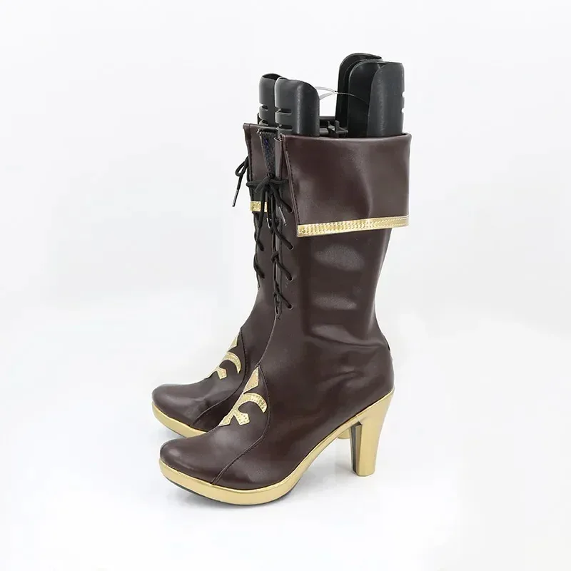 أحذية RealCos Vtuber Shirogane Noel التأثيرية أحذية أزياء الهالوين التأثيرية