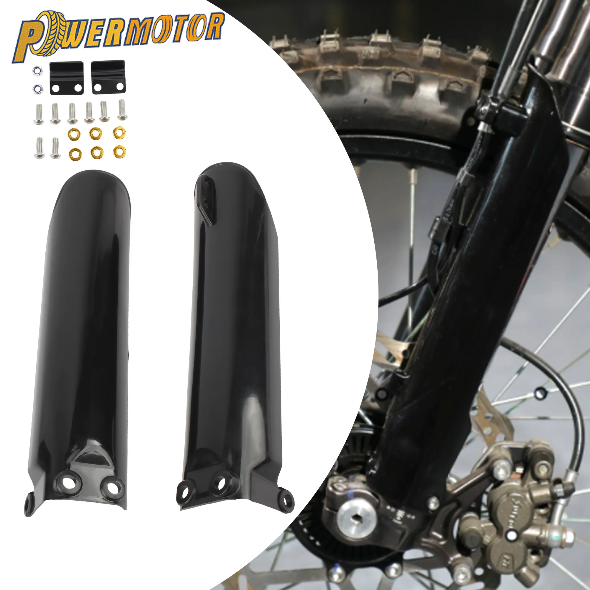 

Motorcycle Front Fork Protector Covers Fork Guards For Honda CRF50 CRF70 BSE KAYO KLX110 110cc 125cc 140cc 150cc 160cc Dirtbike