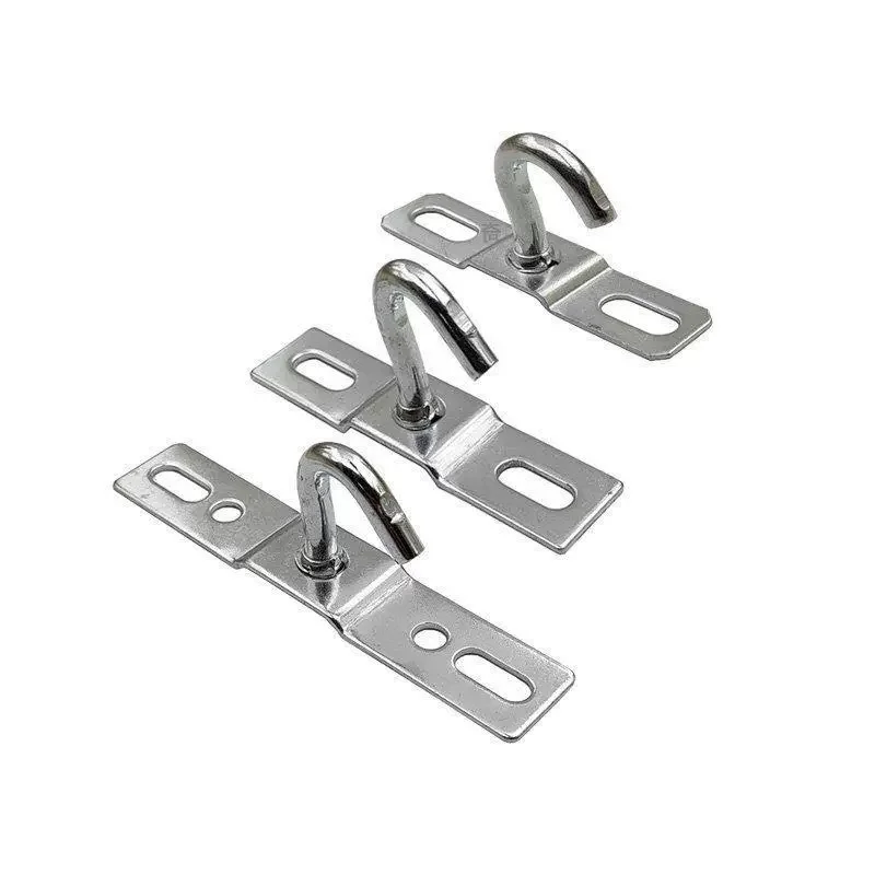 2pcs 70mm 80mm 95mm Open Hook Mounting Plate Hanging Plate Crystal Lamp Chandelier Hanging Plate With Hook
