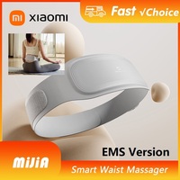 NEW Xiaomi Mijia Smart Waist Massager EMS Version Dual Frequency Pulse SPA Hot Compress Punch Warm Compress Lumbar Protection