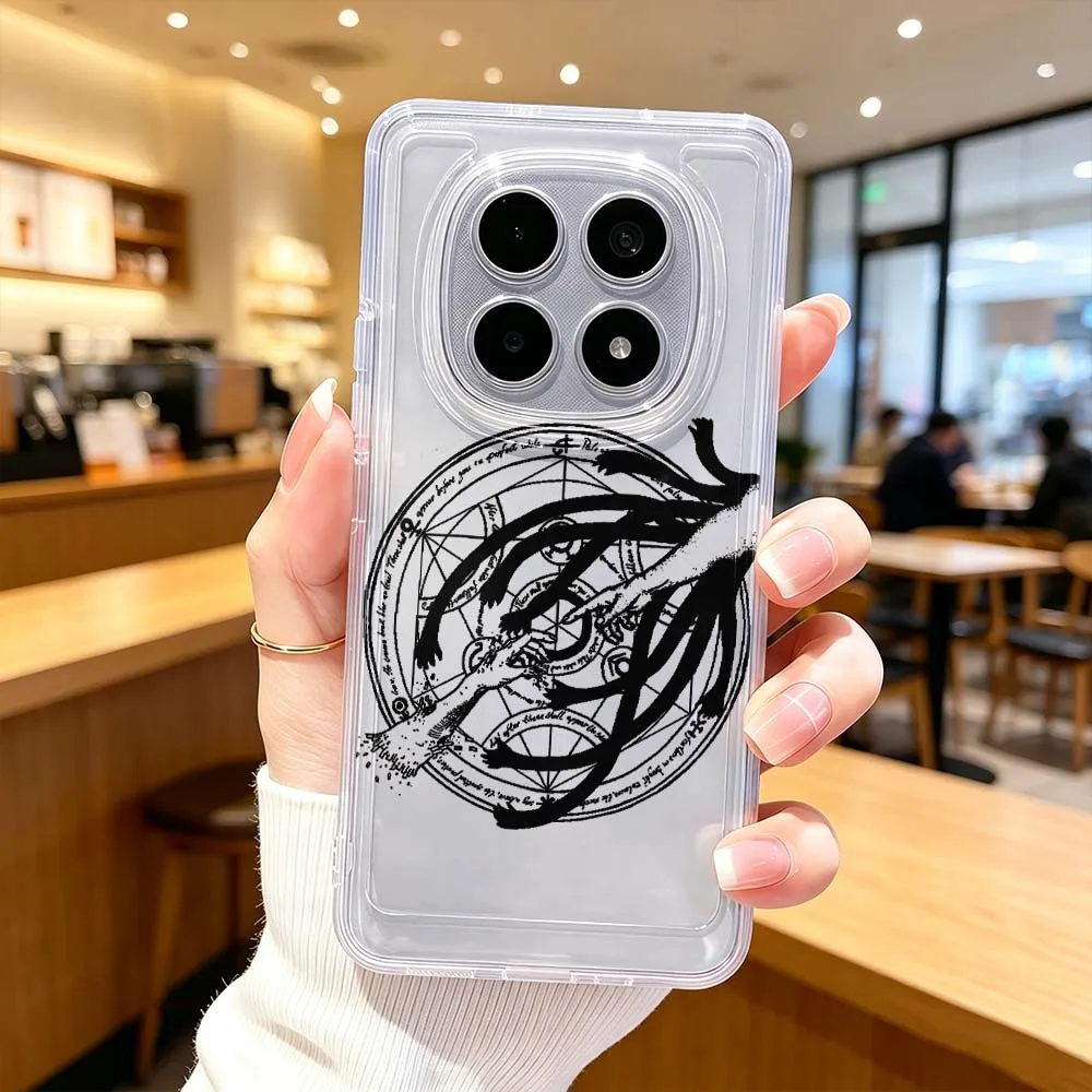 Fullmetal Alchemist Fashion Cover For Xiaomi POCO X7 X6 X5 F7 F6 F5 F4 M8 M6 C85 C71 Pro Protective Transparent Phone Case