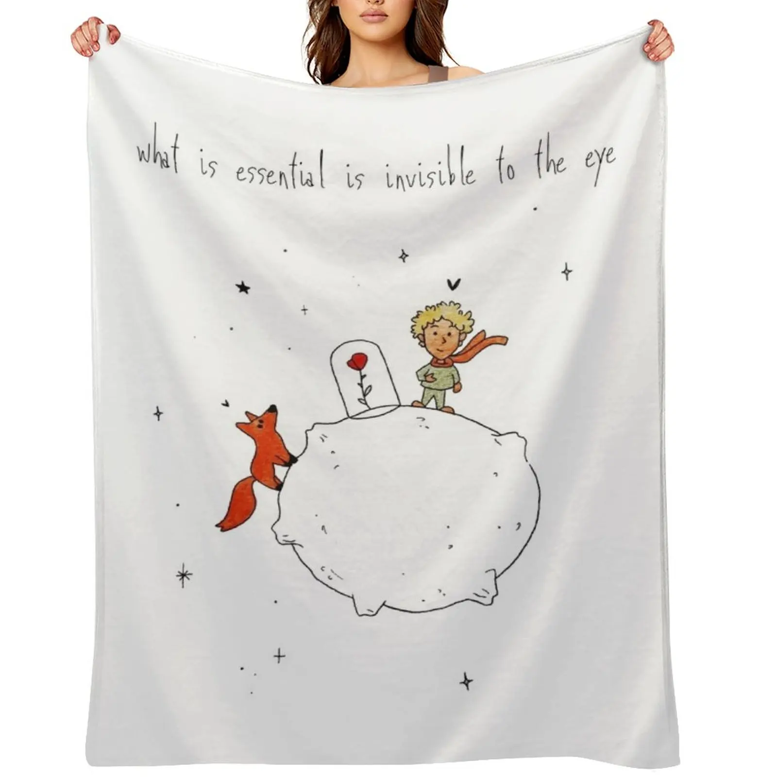 

What is essential is invisible to the eye Throw Blanket Beach Tourist Extra Large Throw Blankets