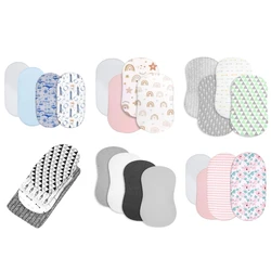 Cómoda ropa cama infantil, Sábana y lavable para cuna bebé, juego sábanas ajustadas para cuna, Sábana para bebé