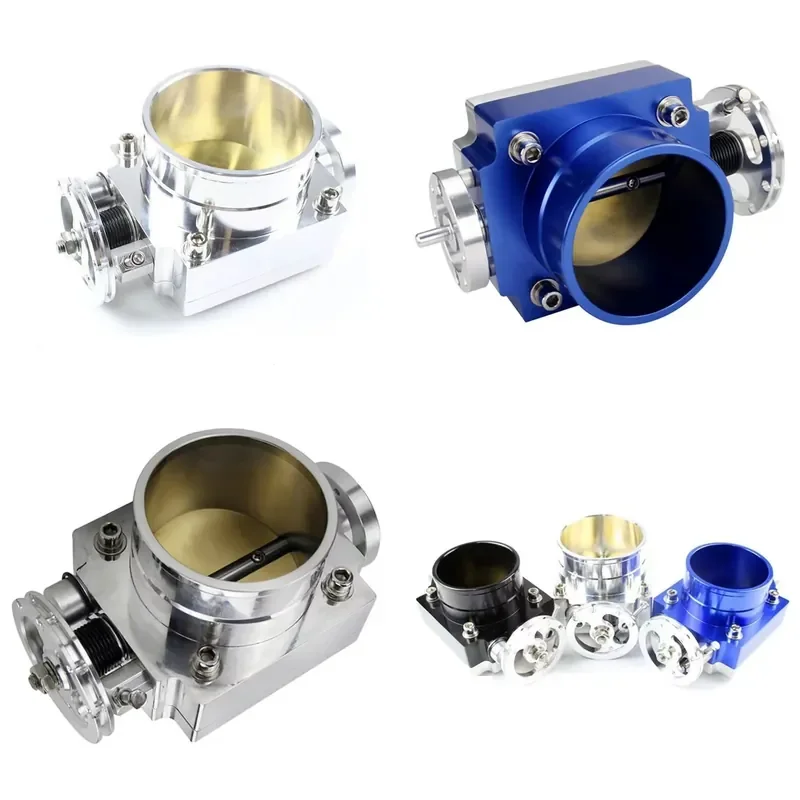 Universal Car Modification Intake Throttle Valve 65mm 70mm 80mm 90mm 100mm Caliber for Automobile Engine Performance Upgrade