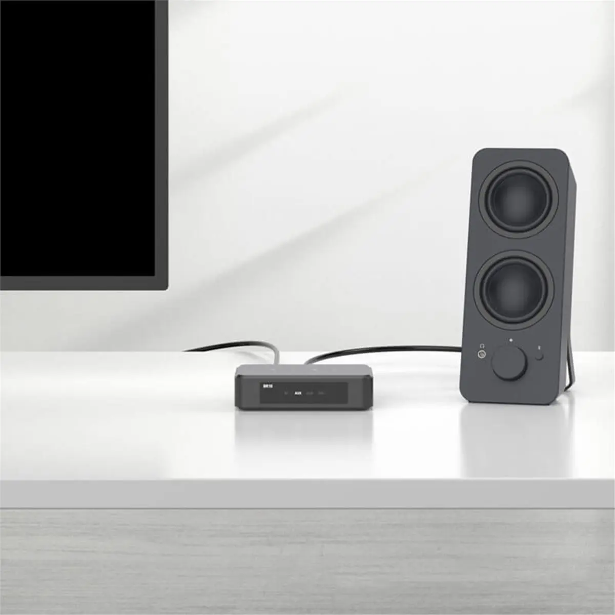 goodidea BR10 Bluetooth Wireless Analog Input and Digital Input USB Disk Control for Android and IOS,with Remote Control EU Plug