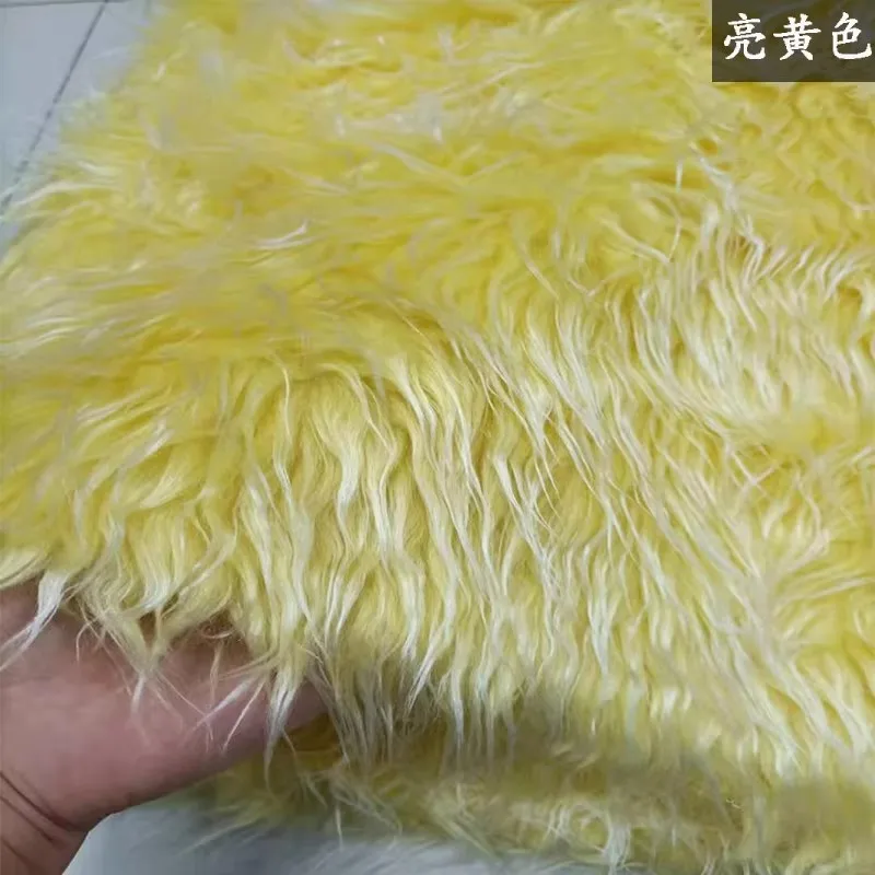 

50X160cm Long Furry Faux Fur Fabric Falling Plush Designer Fabric for Clothing Hat Bag Sewing Photo Decor And Counter Background