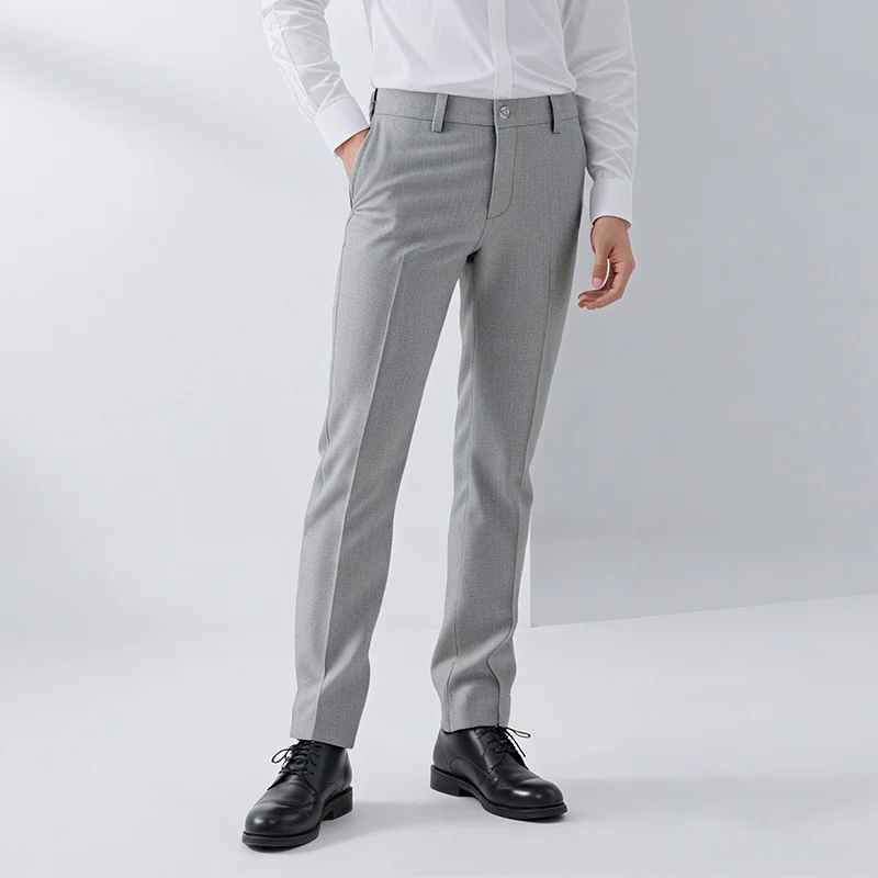 Dark Gray Men's Suit Pants High-End 2026 New Model Business Manager Suitable High-End Suits Matching