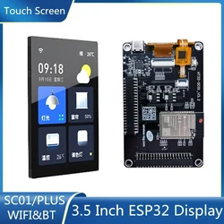 ESP32 Development Board MCU with 3.5 Inch Touch Screen 320x480 LCD Smart Dispaly WT32-SC01 / Plus Built-In Bluetooth Wifi Module