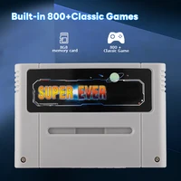 Cartucho de videojuego Super 800 en 1 Pro para tarjeta de consola de juegos SNES de 16 bits para Super nintendo