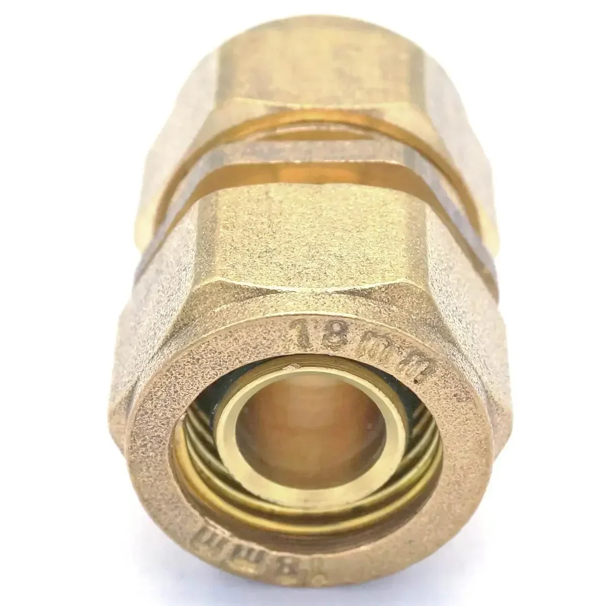 12x16mm 14x18mm 16x20mm 20x25mm 26x32mm PEX-AL-PEX Straight Brass Compression Pipe Fitting For Floor Heating