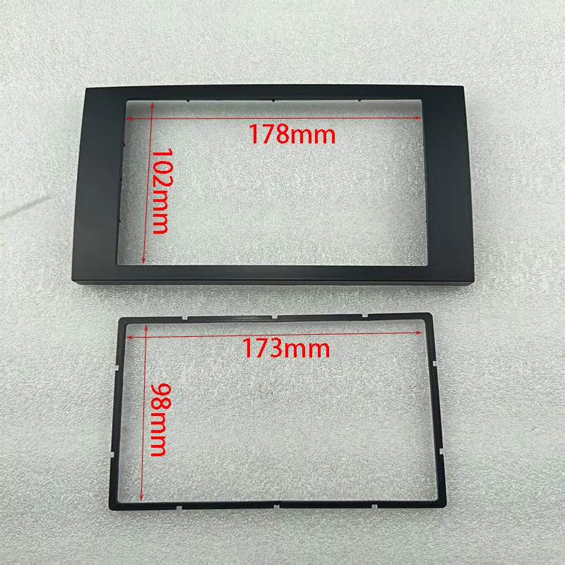 7INCH Car Radio Panel  For Ford Focus 2 Din Frame to For C-Max S-Max Fusion Transit Fiesta Multimedia Player Double Fascia