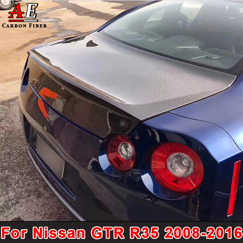

For Nissan GTR R35 2008-2016 Carbon Fiber Rear Trunk Lid Car Tailgate Trunk Boot Lid Body Kit Car Accessories